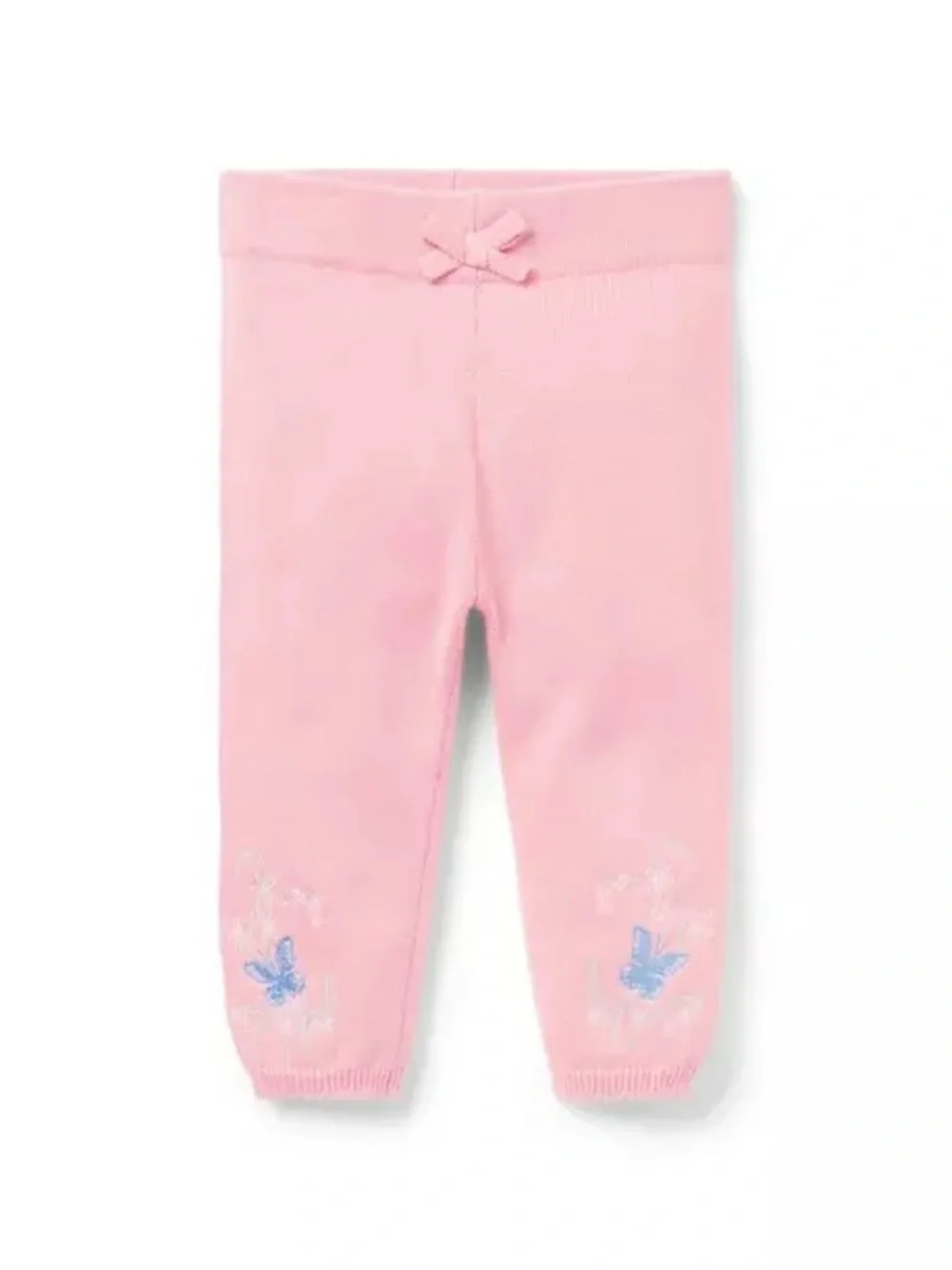 Janie and Jack Pink Butterfly Knit Cardigan and Pant Set- BRAND NEW